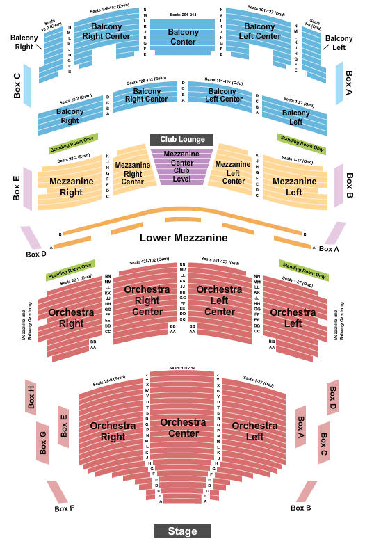 Broward Center For The Performing Arts Riverdance Seating Chart